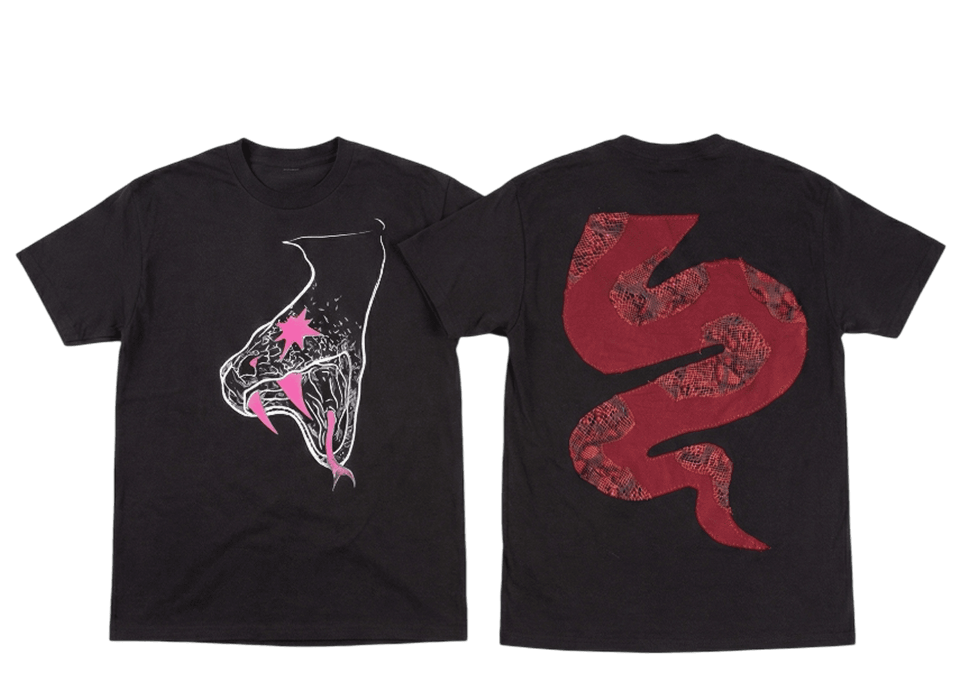 SNAKE TALES · 02 — T-shirt coton · Noir