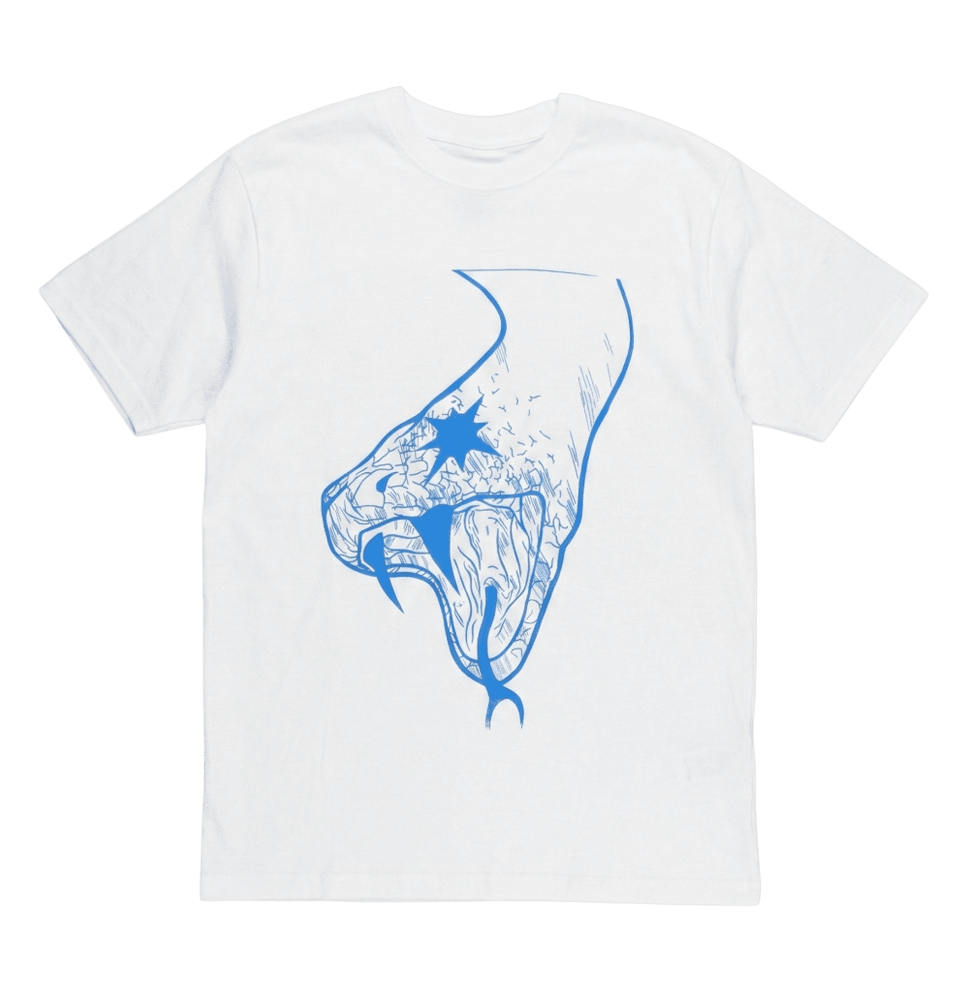 SNAKE TALES · 01 — T-shirt coton · Blanc